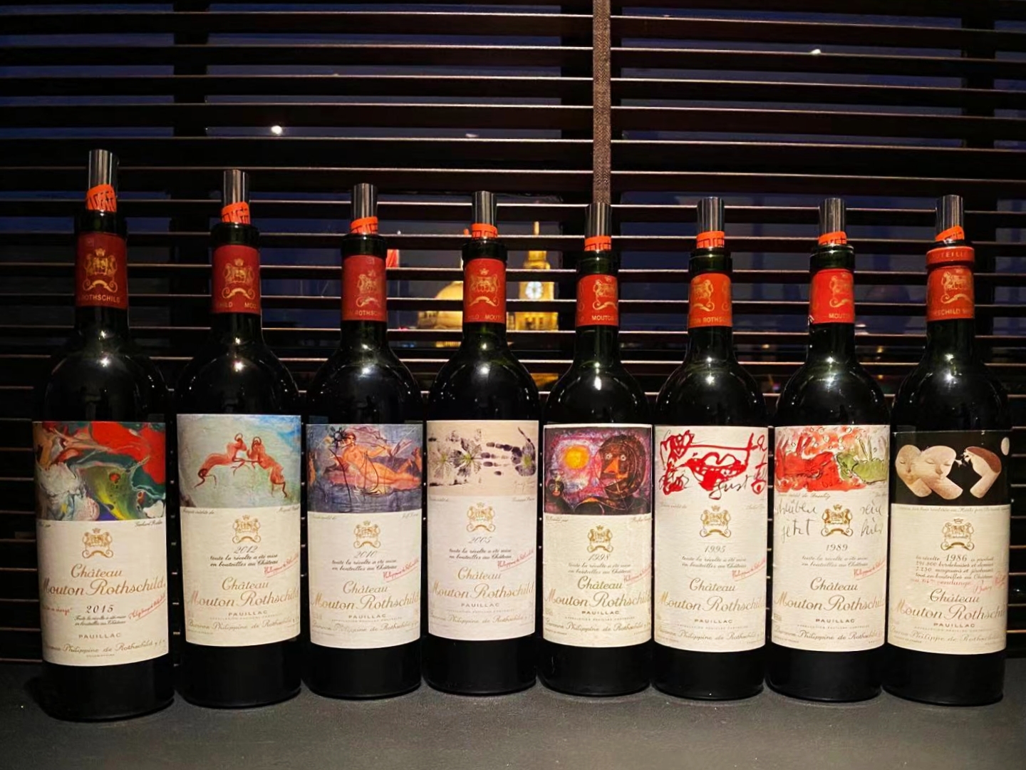 Château Mouton Rothschild 1982-2015 Vertical Tasting