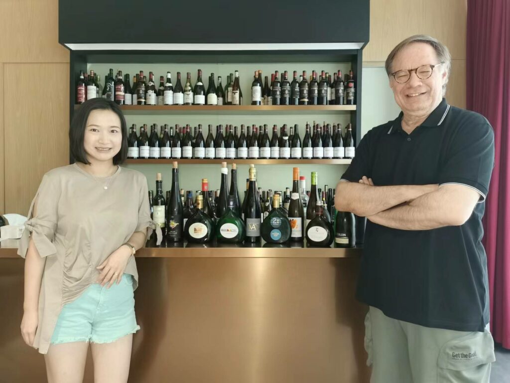 Ian D'Agata with Jeuce Huang, Director of Wines of Germany China Office