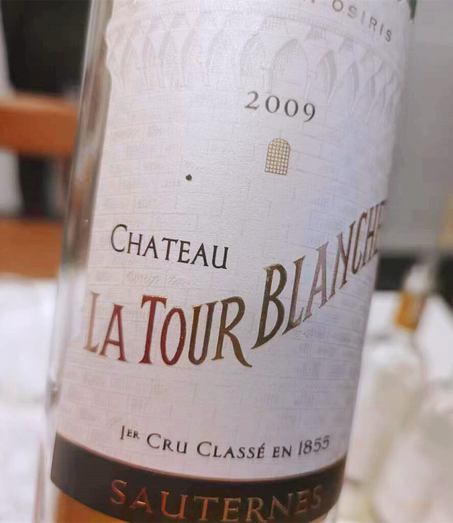 vin chateau la tour blanche